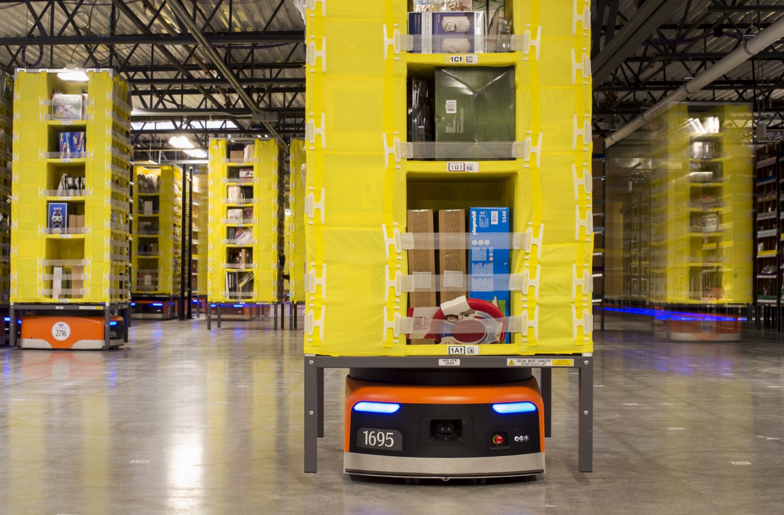 Amazon Robotics for order fulfillment
